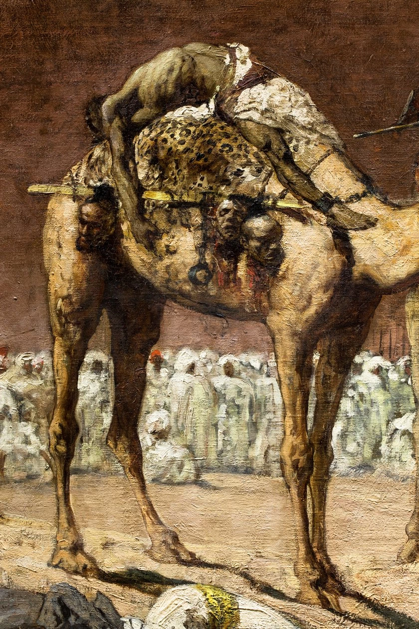 Jean - Joseph Benjamin, Constant, Gli ultimi ribelli, una scena della storia marocchina, Musée d'Orsay, Parigi, dettaglio 1